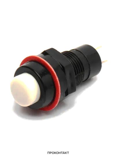 Купить Кнопка DS-211 2A/250VAC с фиксацией белая в Челябинске