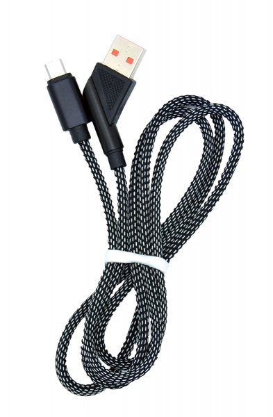 Купить Кабель USB - TYPE-C KM-115 2.4А пропускная способность 3.1А (1 метр) в Челябинске