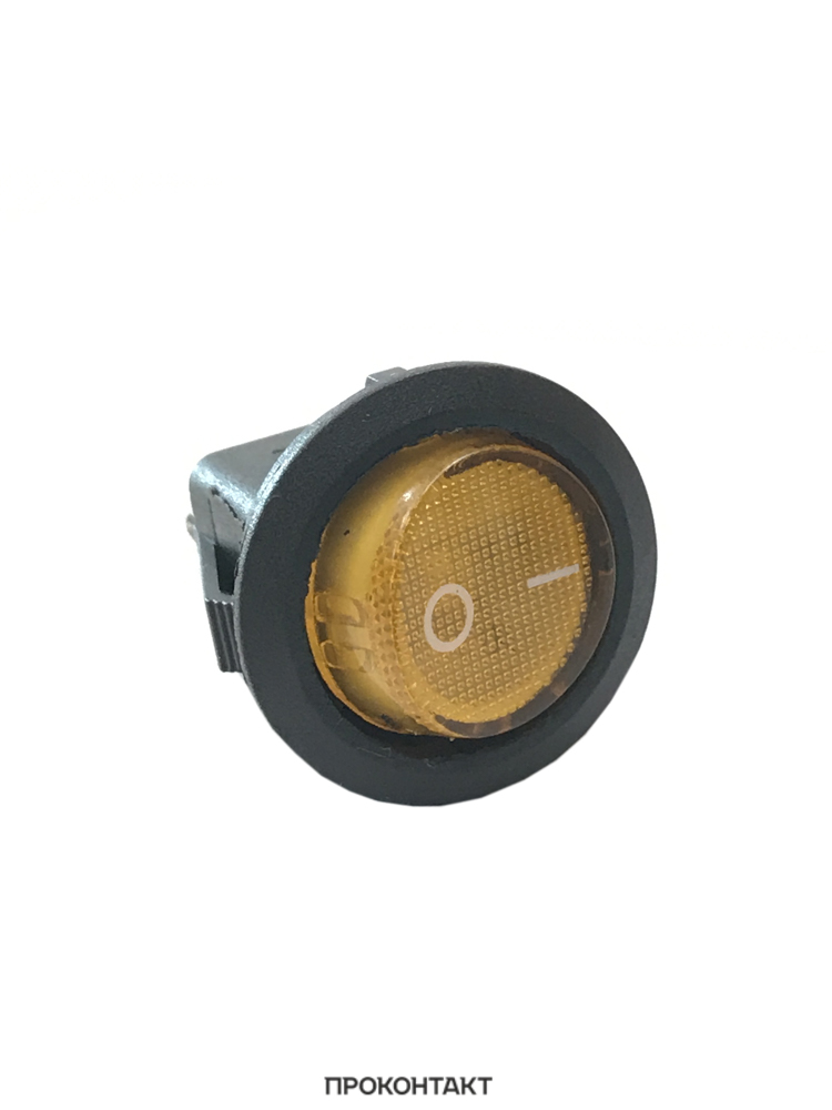 Купить Переключатель KCD1-08N ON-OFF 20A 12V (3 контакта) желтый в Челябинске