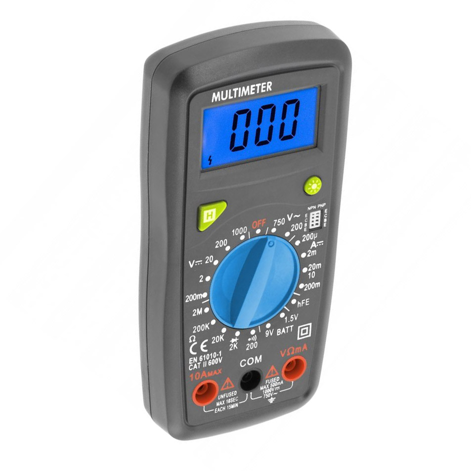 Купить Мультиметр цифровой HOGERT 0-750В HT1E602 в Челябинске