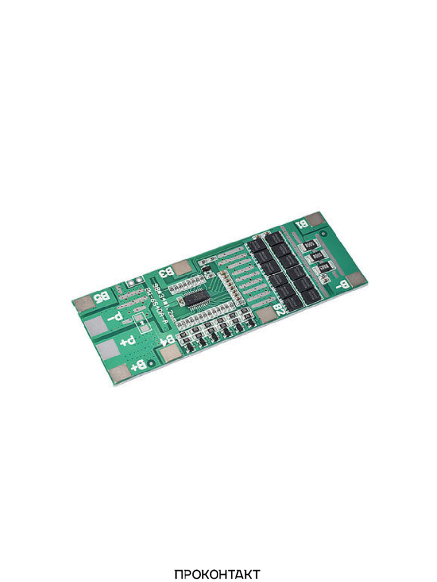 Купить Плата защиты батареи BMS PCM для li-ion  6S  20A с балансировкой в Челябинске