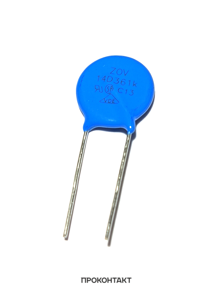 Купить Варистор 14K361 14D361K 14мм 360V в Челябинске