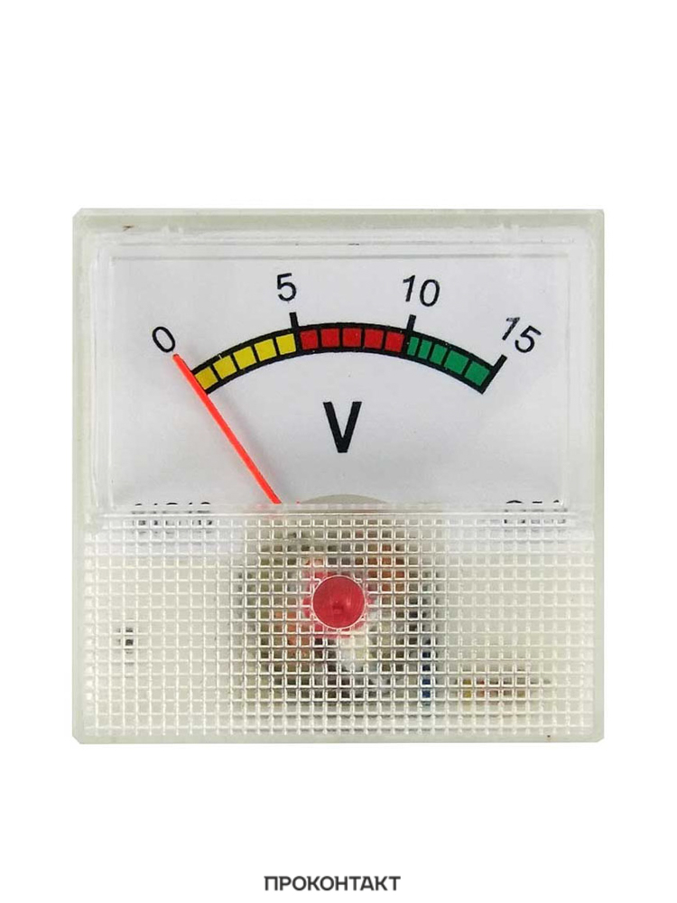 Купить Вольтметр 40х40 15V в Челябинске