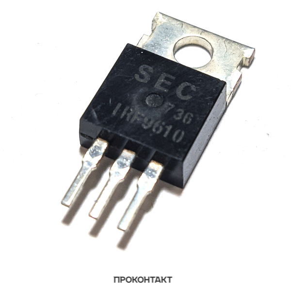 Купить Транзистор IRF9610PBF MOSFET P-CH 200V 1.8A 3-Pin(3+Tab) TO-220AB ДЕМОНТАЖ!!! Купить Транзистор IRF9610PBF MOSFET P-CH 200V 1.8A 3-Pin(3+Tab) TO-220AB ДЕМОНТАЖ!!! в Челябинске