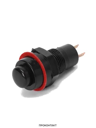 Купить Кнопка DS-213 2A/250VAC без фиксации черная в Челябинске
