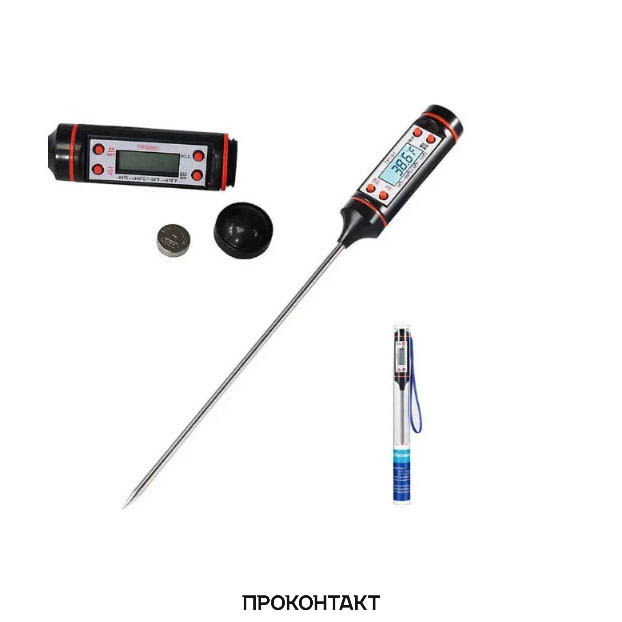 Купить Термометр с щупом (-50℃ - 300℃) TP101 черный в Челябинске