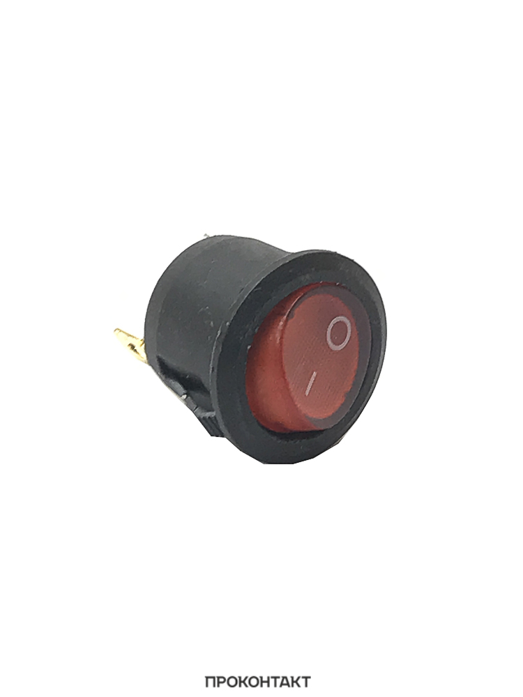 Купить Переключатель KCD1-05N ON-OFF 6A 250V (3 контакта) красный в Челябинске