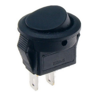 Купить Переключатель KCD5-08 on-off 3A 250V (2 контакта) черный в Челябинске