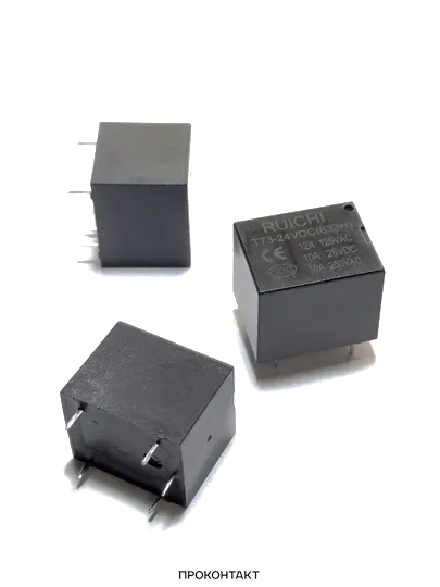 Купить Реле T73 24VDC 10A (833H) (SRD-24VDC-SL-C) в Челябинске